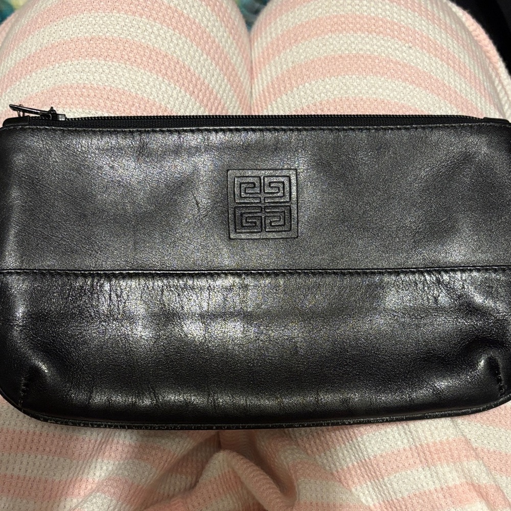 Givenchy Black Leather Clutch